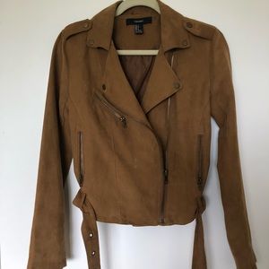 Tan Moto Jacket